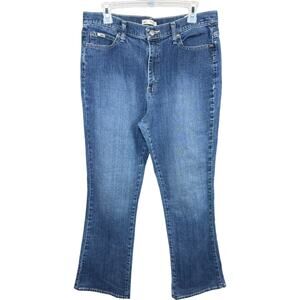Lee‎ Relaxed Bootcut At The Waist Jeans Women's 14 Medium Wash Casual Stretch